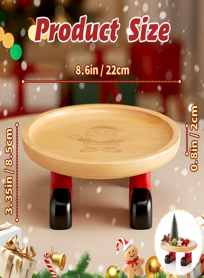 Fiwochic Christmas Decorative Bowls,8.6'' Key Bowls for entryway Table,Christmas Handmade Purse Bowl,Decorative Bowl for Festive Entryway Table, Candy Cookies and Xmas Kitchen Decoration Housewarming Gift - Image 2